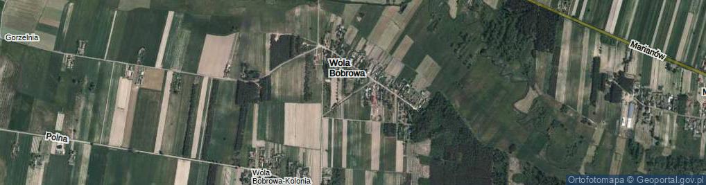 Zdjęcie satelitarne Wola Bobrowa ul.